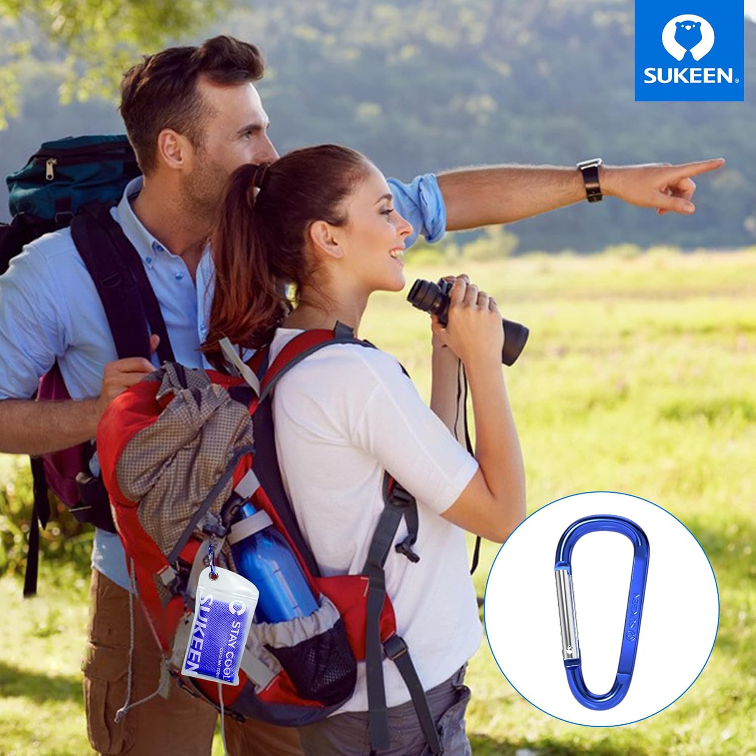 Sukeen Cooling Towel for Neck and Face (40"x12"),Ice Towel,Soft Breathable Chilly Towel,Microfiber Towel for Yoga,Sport,Running,Gym,Workout,Camping,Fitness,Workout & More Activities - Image 5