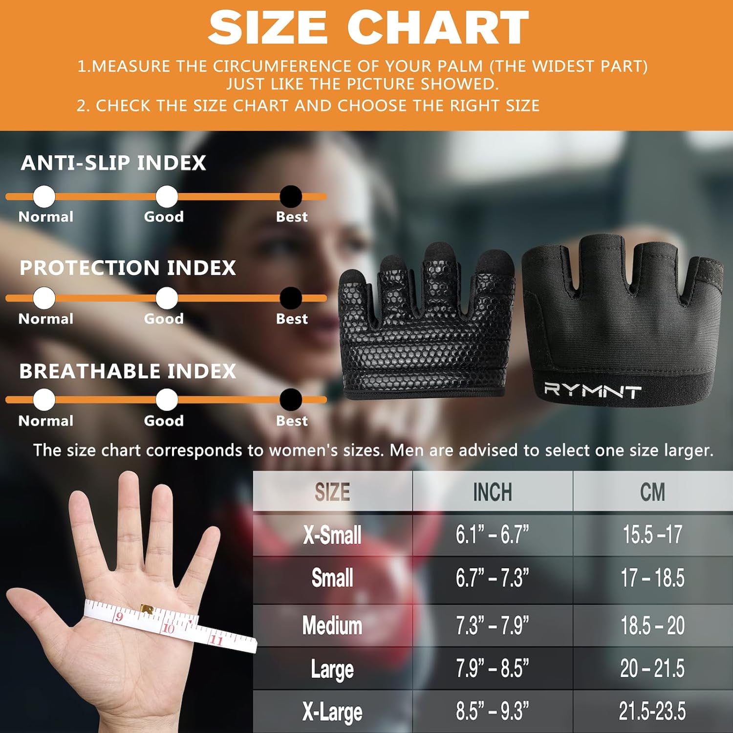 Minimal Workout Gloves,Short Micro Weight Lifting Gloves Grip Pads with Full Palm Protection & Extra Grip for Men Women Weightlifting,Gym,Cross Training,Powerlifting,WODs. - Image 3