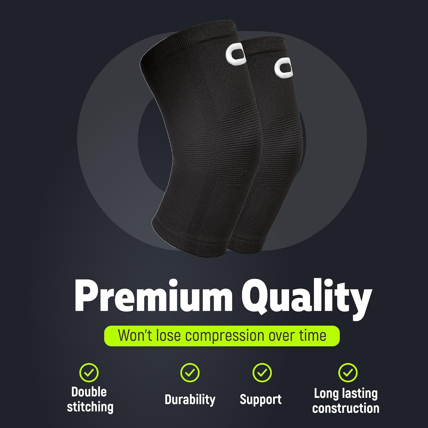 Elbow Brace Compression Sleeve (1 Pair) - Instant Arm Support Elbow Sleeves for Tendonitis, Arthritis, Bursitis, Golfers & Tennis Elbow Brace, Treatment, Workouts, Weightlifting, Pain Relief, Recovery - Image 7