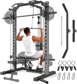 OPPSDECOR Smith Machine Power Rack ...