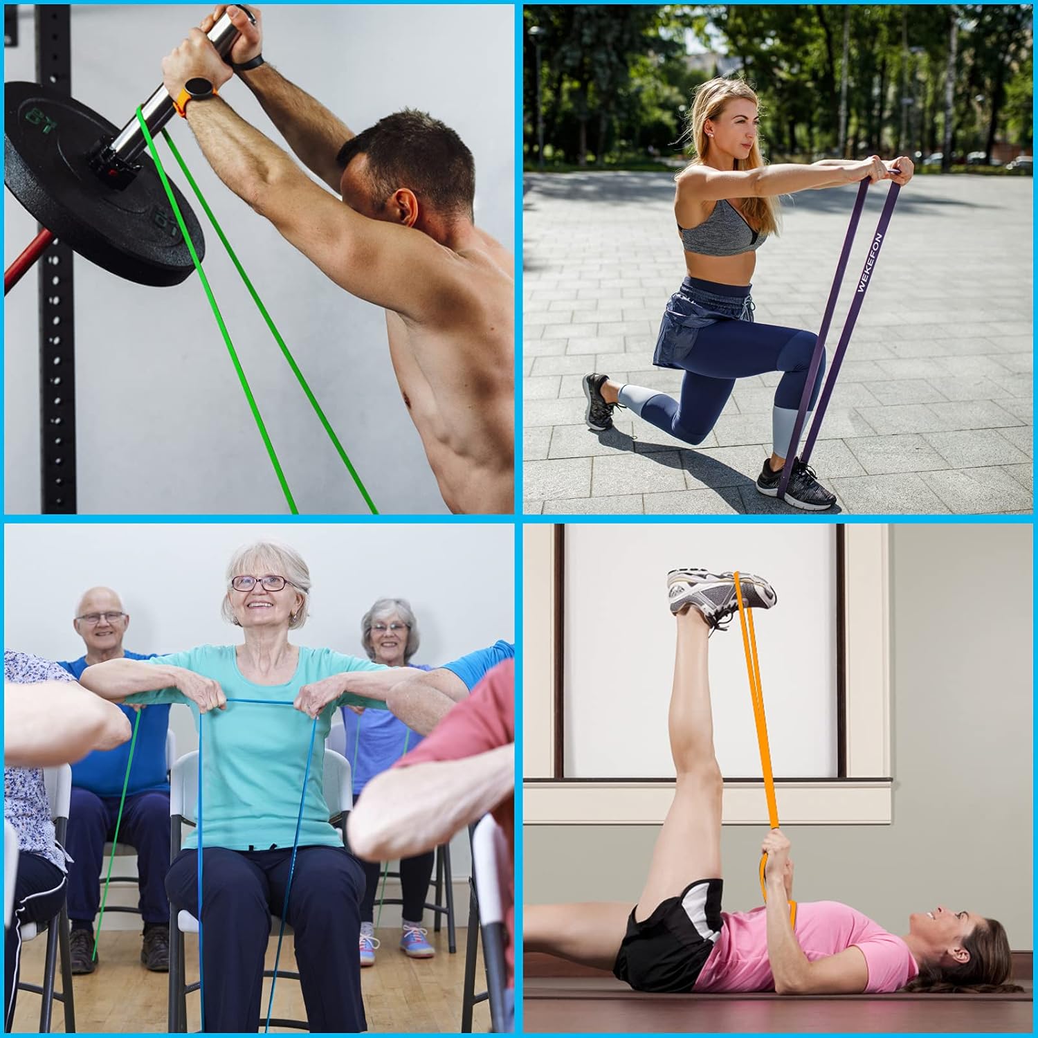 Resistance Bands Set, Pull Up Assist Bands - Stretch Resistance Band - Mobility Band Powerlifting Exercise Bands for Resistance Training, Physical Therapy, Home Workouts - Image 6