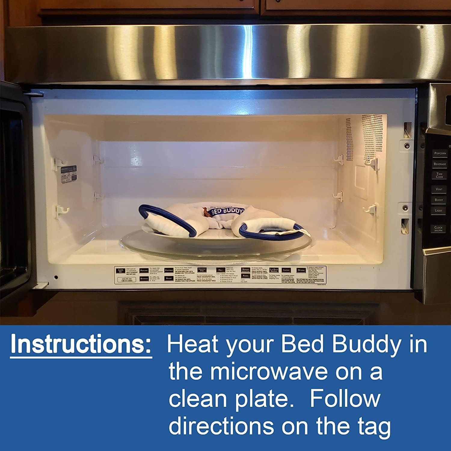 Carex Bed Buddy Heat Pad And Cooling Neck Wrap - Microwave Heating Pad For Sore Muscles - Cold Wrap Pack For Aches and Pain - Image 3