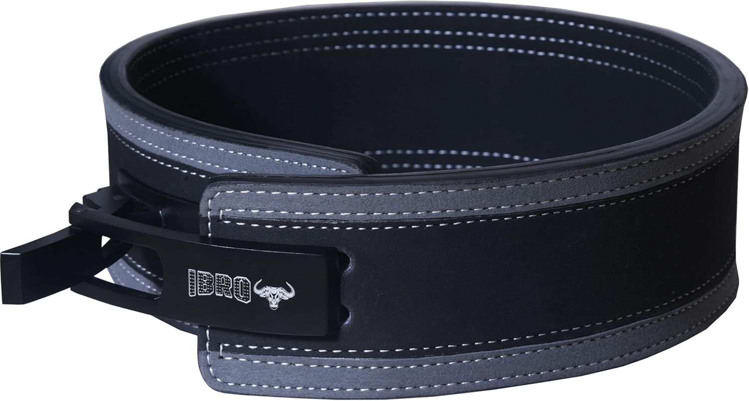 IBRO Powerlifting Lever Gym Belt – Power 8MM, 10MM or 13MM Extreme Heavy Duty Genuine Leather Belts - Squats Deadlifts Bodybuilding Weight Lifting IPF Power Lifting Strongman for Men - Image 7