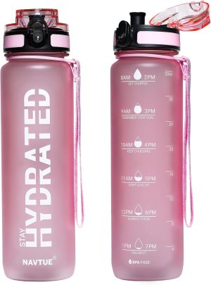 Water Bottle, 32oz Sports Water Bot...