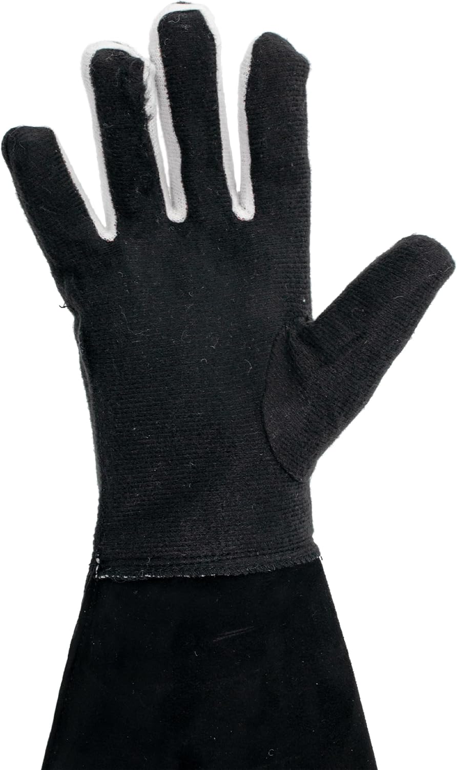 Enforcer Leather Gauntlet Gloves (Lined) for Bikers, Motorcycle Riding, Color Guards, and Marching Bands (Thin Cabretta) - Image 3