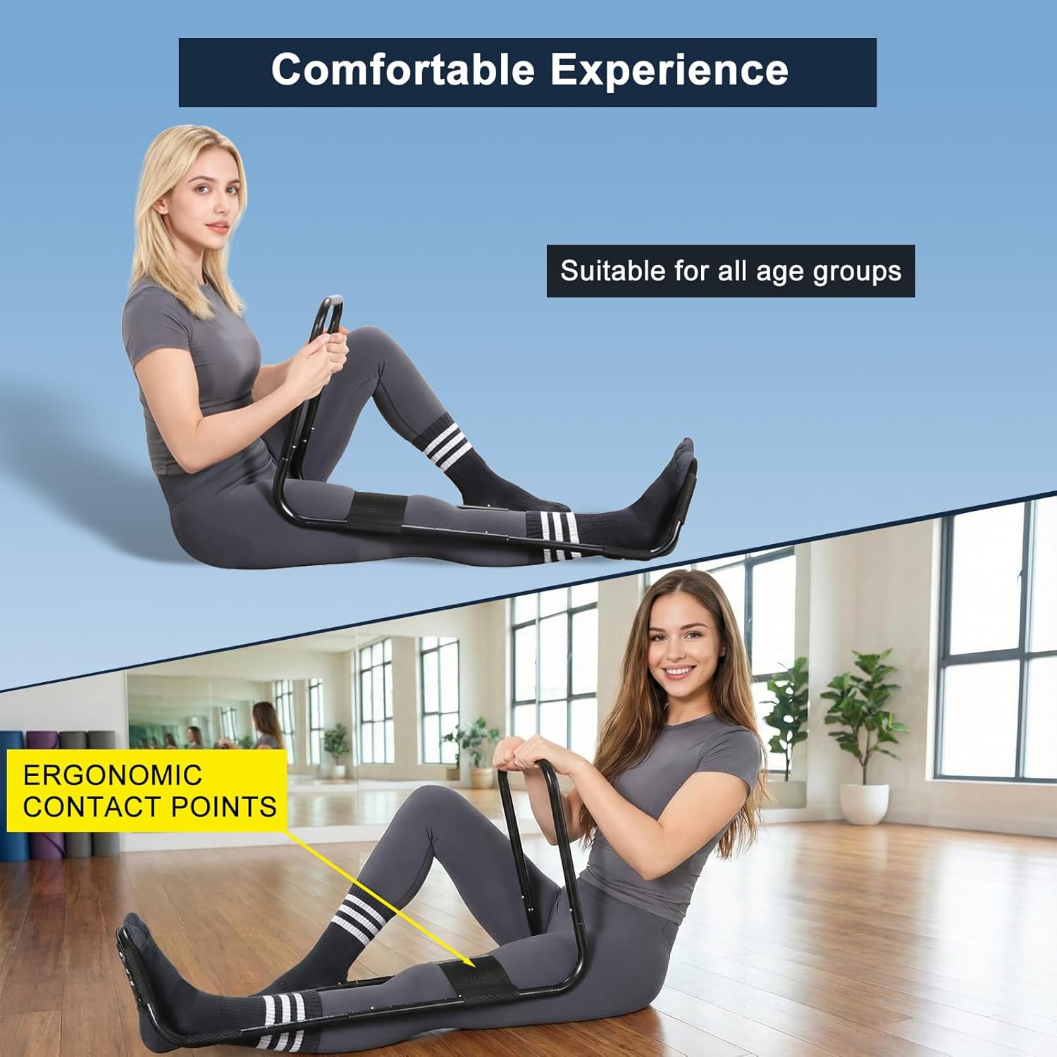 Knee Extension Device, Hamstring Leg Stretcher for Lower Body Flexibility, Improves Range of Motion - Image 3