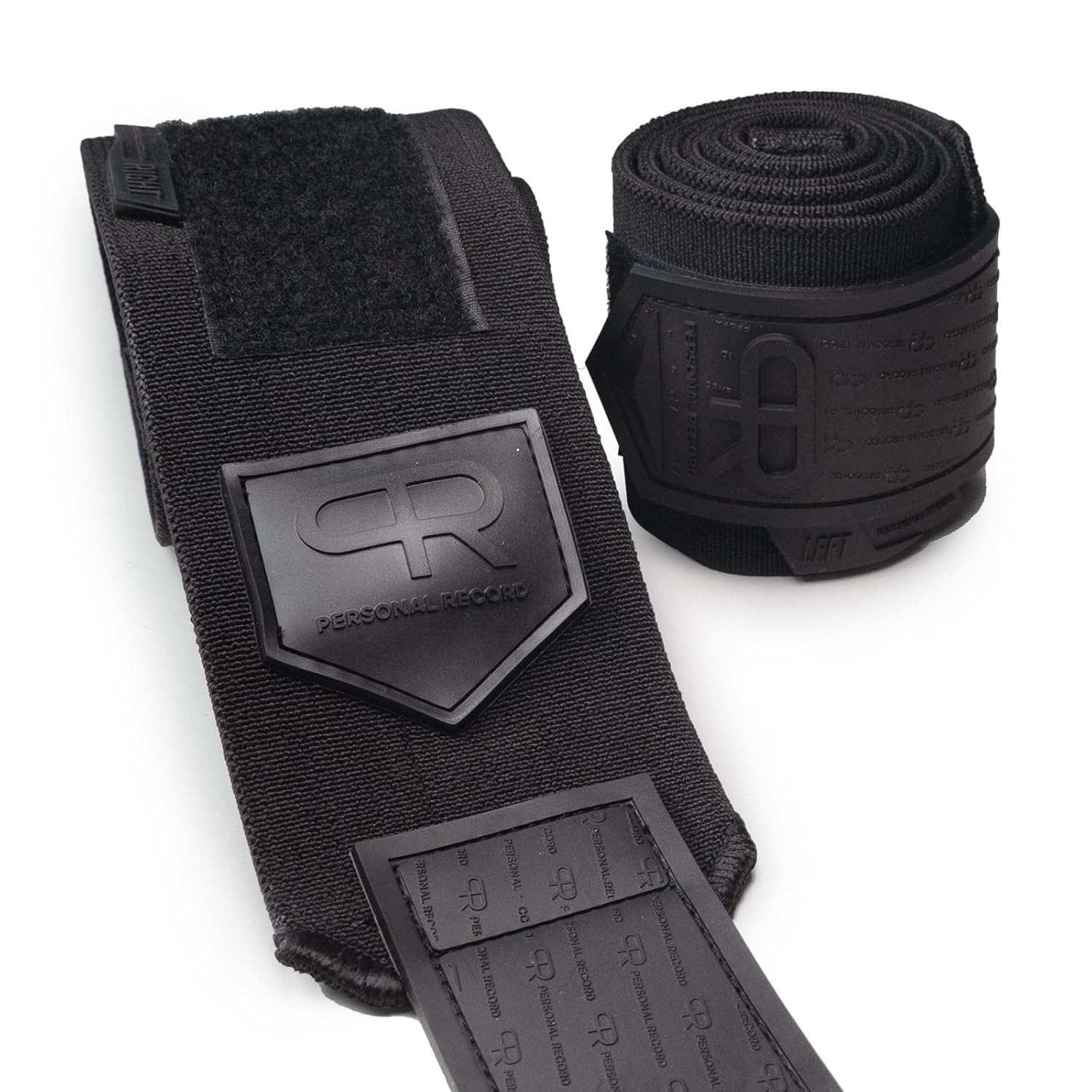 Elbow Wraps for Weightlifting - Heavy Duty Construction, 25% More Elasticity, Reinforced Stitching, Extra Wide Fastener, Easy to Adjust, All Black - Image 2