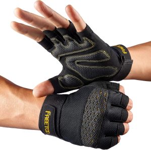 FREETOO Workout Gloves for Men, Wei...