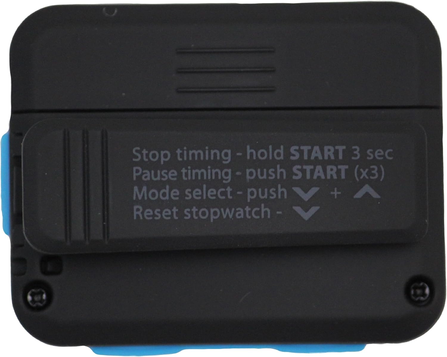 Gymboss Interval Timer and Stopwatch - Black/Blue SOFTCOAT - Image 3