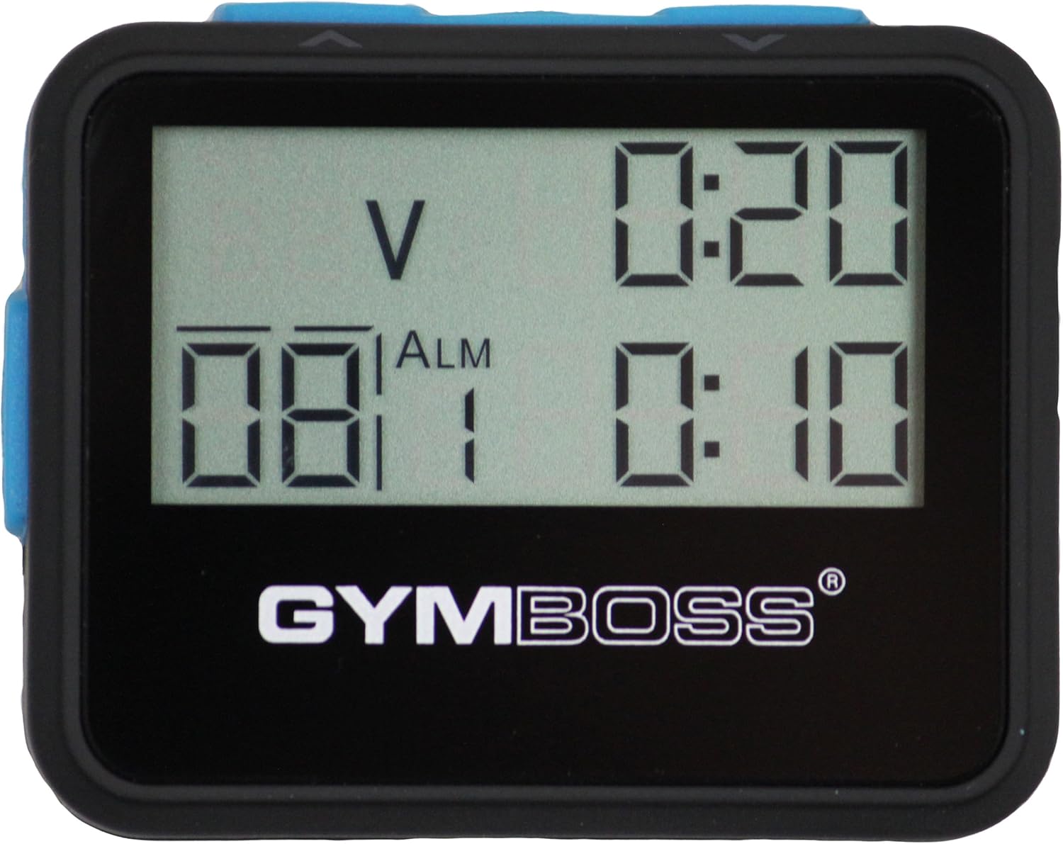 Gymboss Interval Timer and Stopwatch - Black/Blue SOFTCOAT - Image 2
