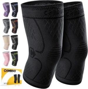 CAMBIVO 2 Pack Knee Braces for Knee...