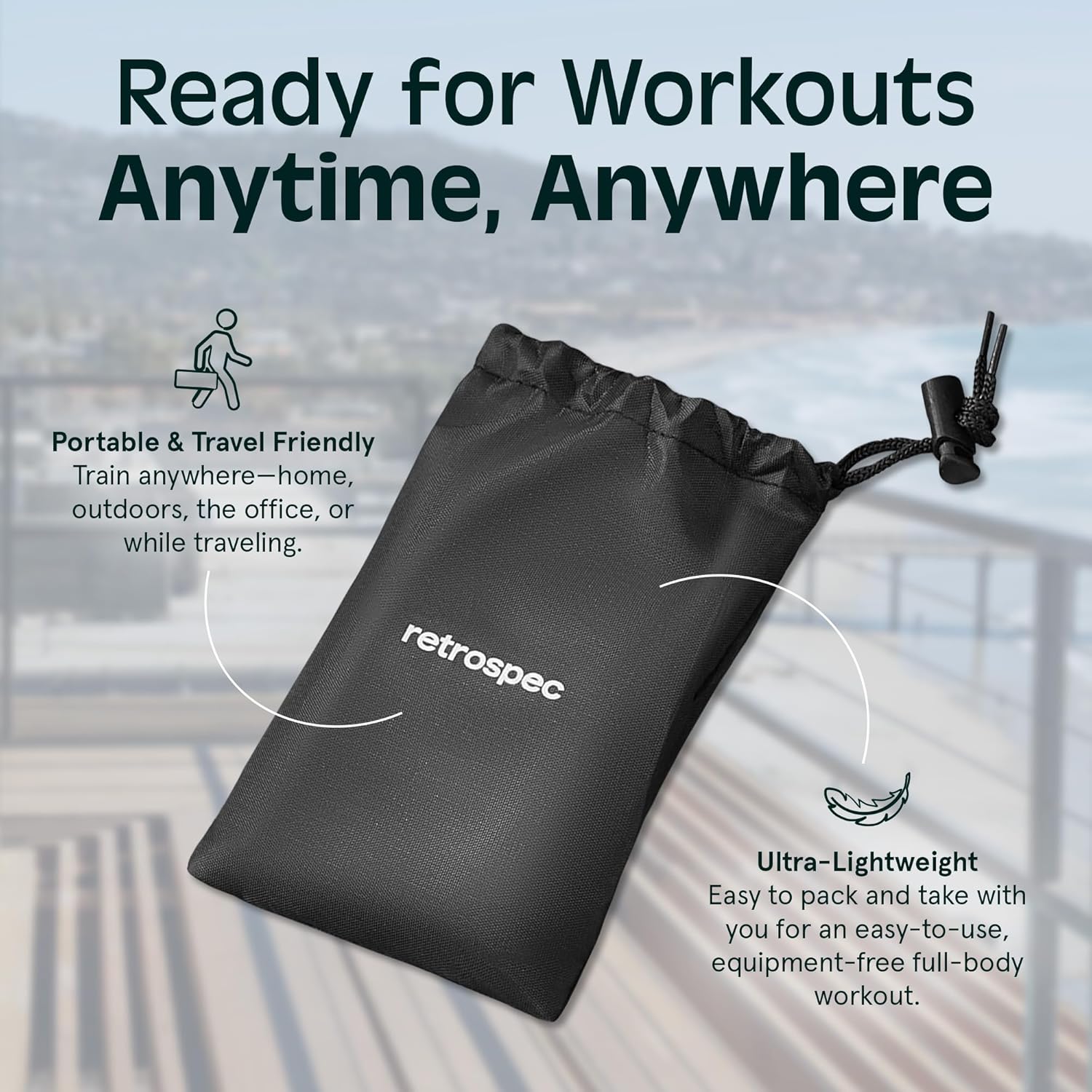 Retrospec Activate Resistance Loop Band Set for Working Out, Home Fitness, Toning, Stretching & Exercise - Lightweight & Portable for Men & Women - Image 7