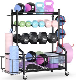 PLKOW Dumbbell Rack, Weight Rack fo...