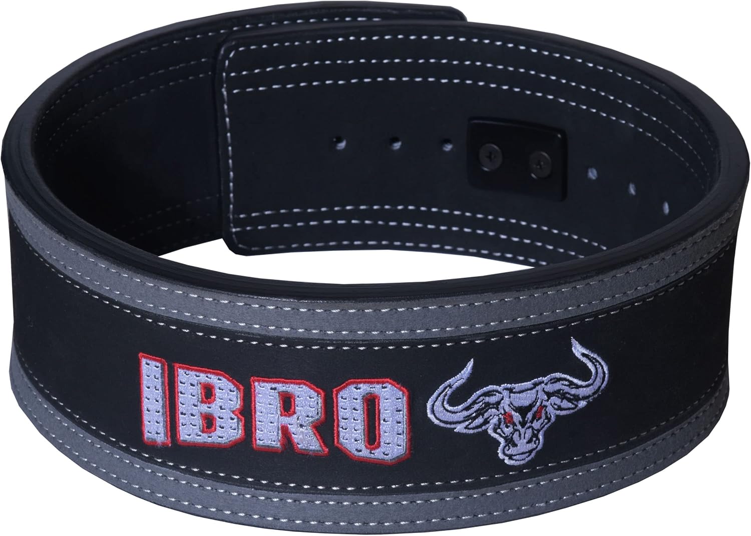 IBRO Powerlifting Lever Gym Belt – Power 8MM, 10MM or 13MM Extreme Heavy Duty Genuine Leather Belts - Squats Deadlifts Bodybuilding Weight Lifting IPF Power Lifting Strongman for Men - Image 8