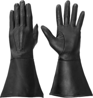 Enforcer Leather Gauntlet Gloves (L...