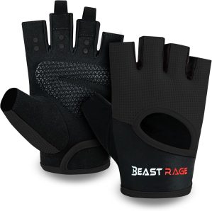 BEAST RAGE Workout Gloves for Men &...