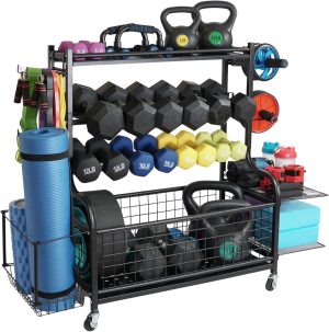 STUFFSTASH Adjustable Dumbbell Rack...