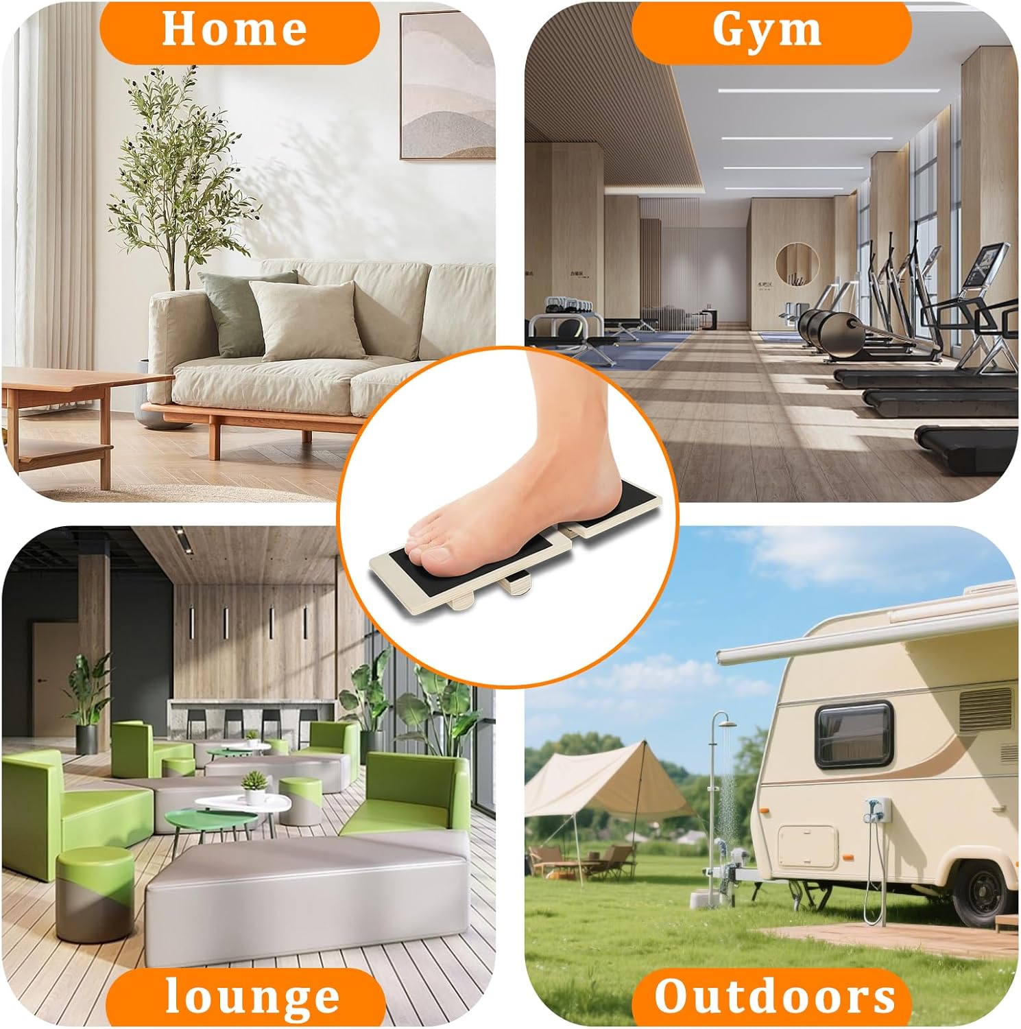 Adjustable Balance Board for Ankle & Foot Strength – Single-Leg Stability Trainer for Balance, Mobility, Calf Flexibility & Core Control – Foot Exercise Equipment for Home, Office, Gym & Rehab - Image 7