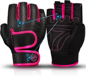 MOREOK Workout Gloves Padded Weight...
