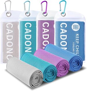 4 Pack Cooling Towel (40″x12&...