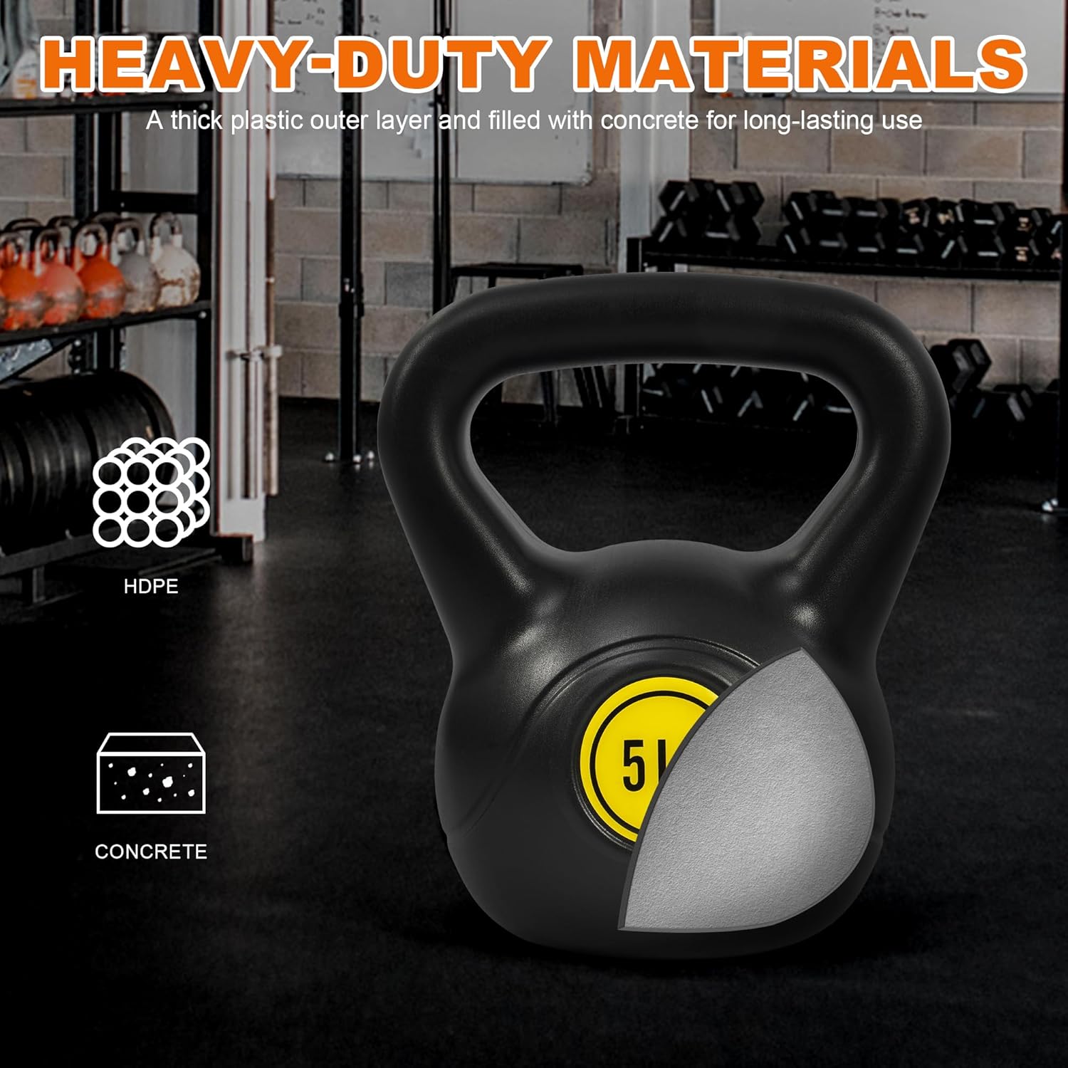 Fitvids Kettlebell Sets Piece Strength Training KettleBells Weight Set - Image 4