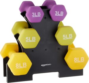 Amazon Basics Neoprene Dumbbell Han...