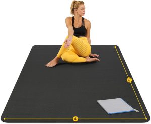 Large Yoga Mat 6’x4’x8m...