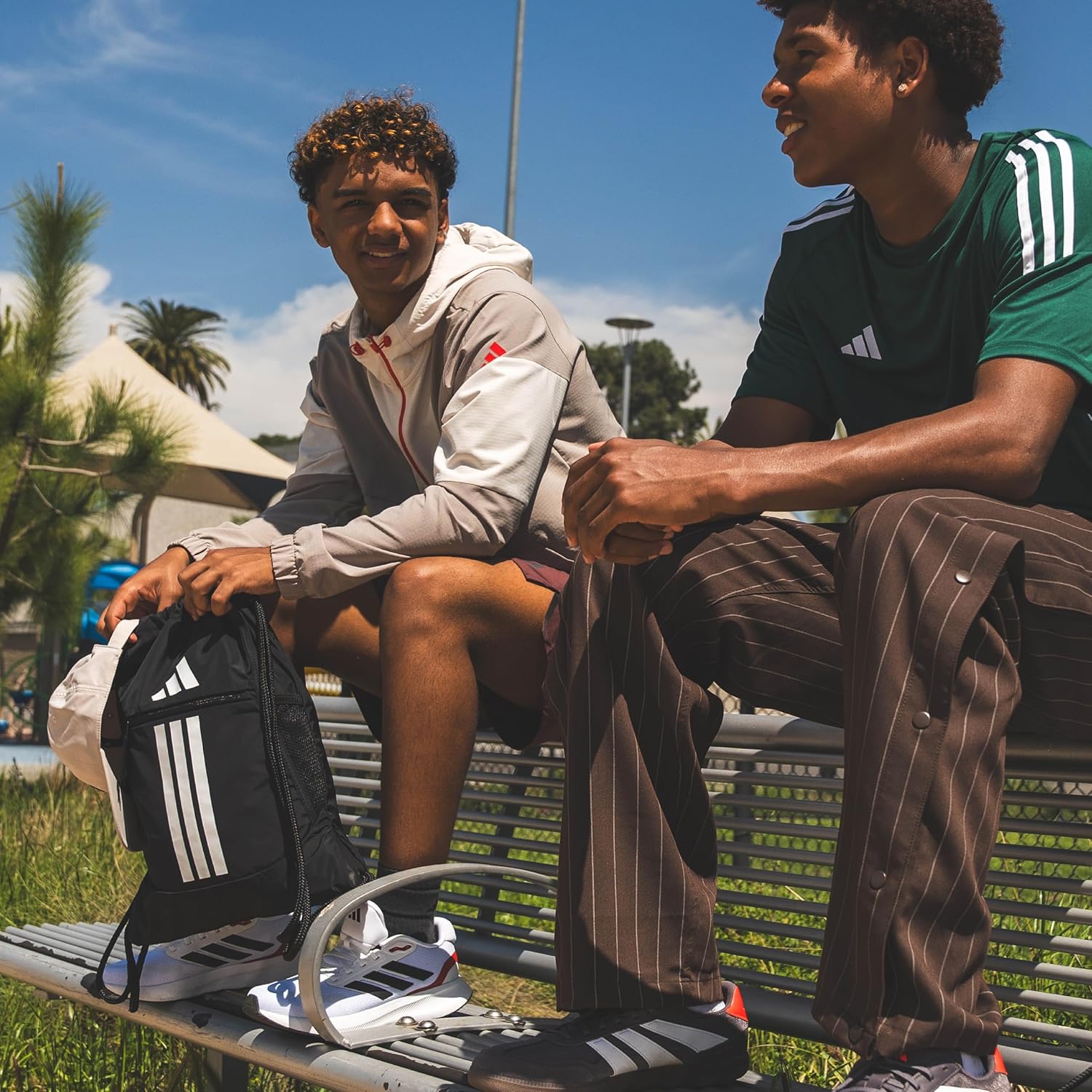 adidas Alliance Sackpack – Drawstring Backpack for Sports, Small Gym Bag - Image 7