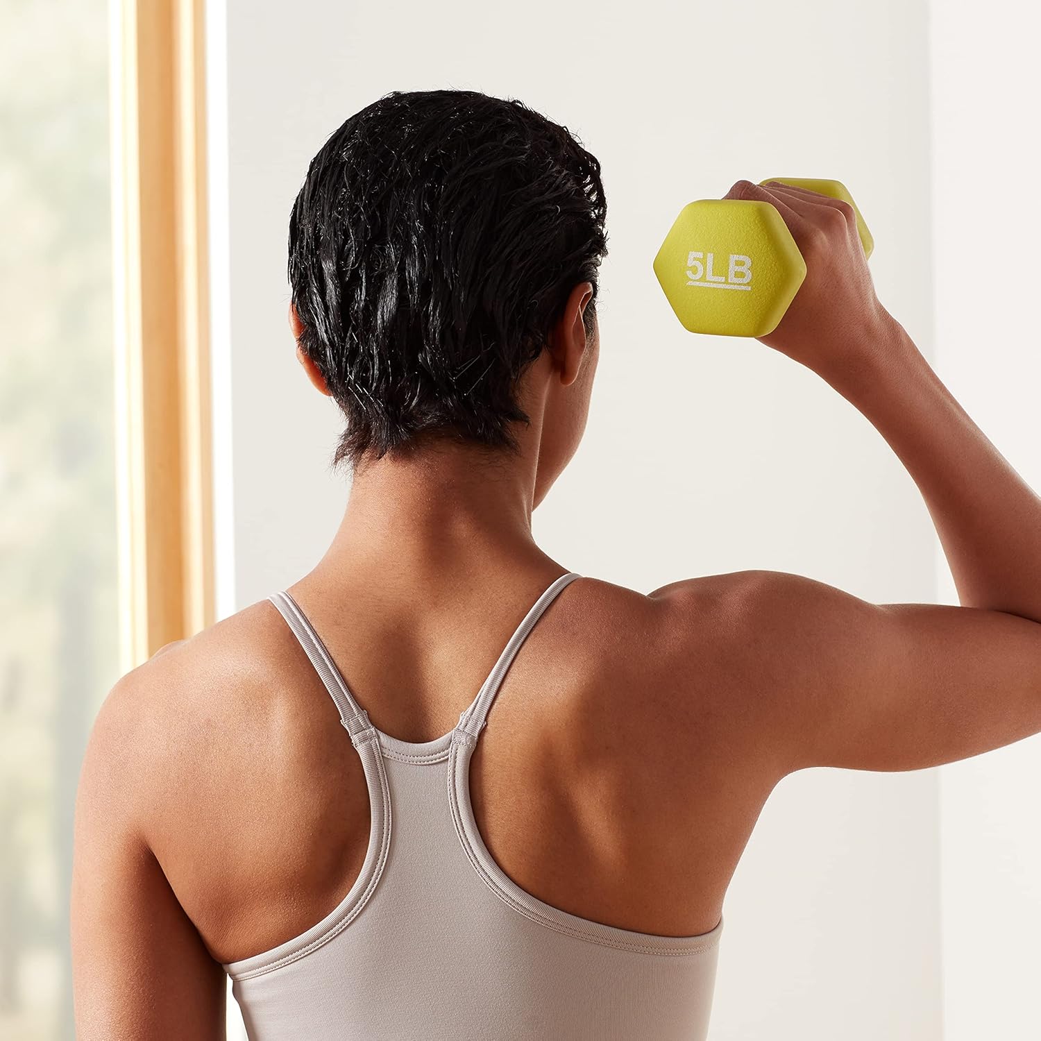 Amazon Basics Neoprene Dumbbell Hand Weights for Exercise and Muscle Toning - Image 5