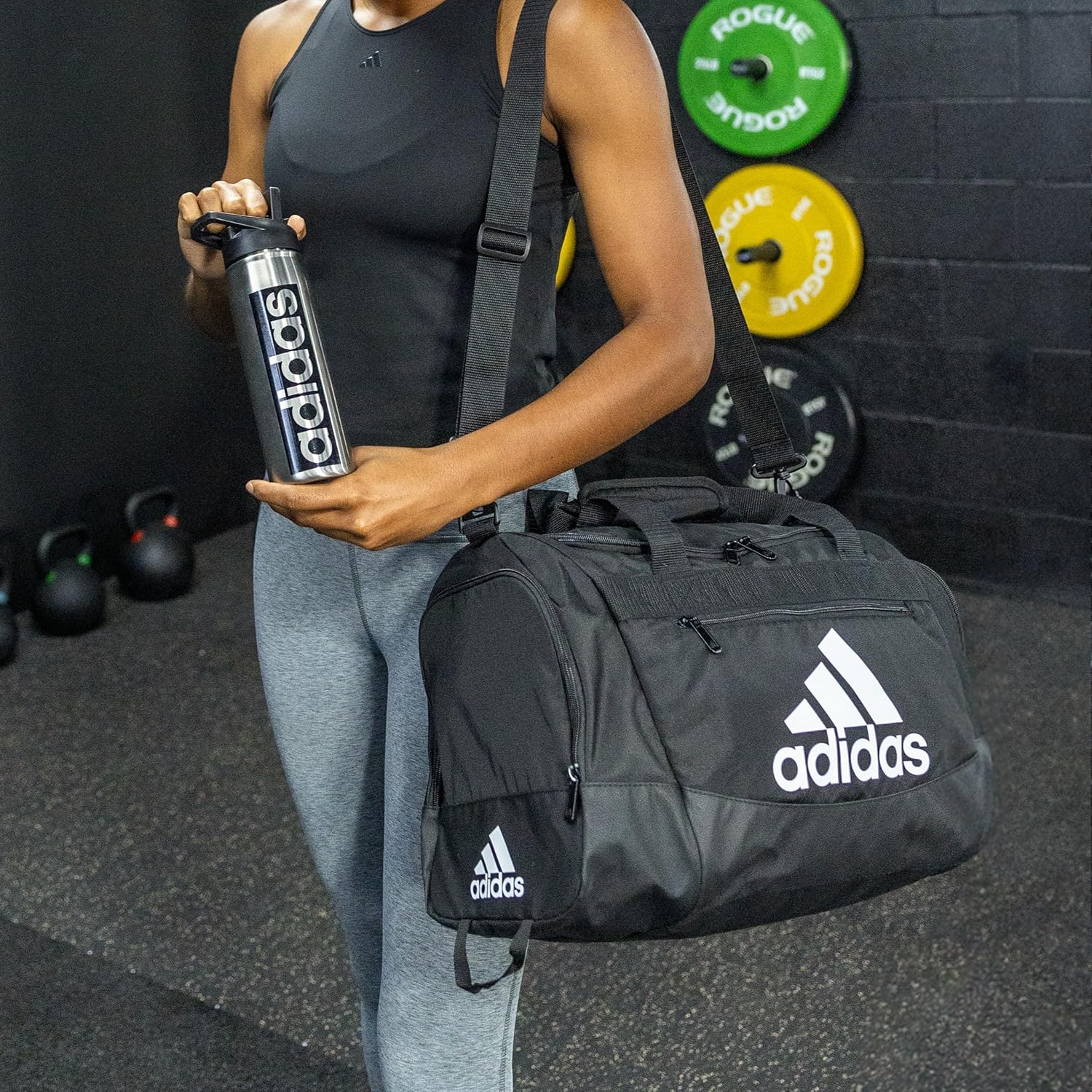 adidas Unisex Defender 4.0 Gym Duffel Bag for Men and Women - Image 6