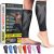 BLITZU Calf Compression Sleeve for Men & Women Footless Compression Socks Support Runners Leg Sleeve Shin Splints Pain Relief