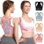 Fit Geno Posture Corrector for Women: Adjustable Lightweight Upper Back Brace for Neck Shoulder & Upper Back Pain Relief – Improve Posture Correct Hunchback Slouching Kyphosis Invisible Under Clothes (XS/S Under Bust 26″-37″)