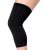 Knee Brace Undersleeve Long knee Compression Sleeve Support for Women and Men Cooling Protective Liner Suitable Sports Running Basketball Gym (Black L)