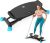 MERACH Balance Board for adults, Mini Stepper with Resistance Bands, Portable Wobble Board Featuring LCD Monitor, 300 lbs Capacity Ski Balance Trainer for Full Body Workout at home gym