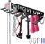 Home Gym Accessories Organization Storage Rack Equipment For Home 8 Hook Wall Hanger Display Gear Barbells Resistance Bands Jump Ropes Lifting Belt Hanger Accessories Hardware Included