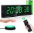 YZ Gym Clock for Home Gym with Start/Stop Button, Interval Timer for Workout, Stopwatch/Countdown Timer with Remote, 12/24H Digital Wall Clock, Portable Home Gym Accessories