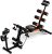 6 in 1 Ab Machine for Home Gym, Multi-Functional Adjustable Workout Bench with Leg Extension, 360° Twisting Seat, Pedal, Ab Crunch Machine for Total Body Workout