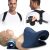 Neck Stretcher & Posture Corrector for Women and Men, Cervical Traction for Spine Alignment, Adjustable Upper Back Brace & Elastic Support for Shoulder Back Pain Relief (Dark Blue)