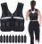 Sportneer Adjustable Weighted Vest Weights: 2-18 lbs/2-40 lbs Washable Weight Vest for Walking 16 In 1 Fast Adjust Rucking Vest for Women and Men Home Gym Running Jogging Strength Training Vests
