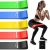 Resistance Bands for Working Out, 5-Pack Elastic Exercise Bands for Strength Training, Stretching, Workout; Home Gym Equipment for Women Men, Pilates Yoga Physical Therapy, Leg Glute Arm Exercise Kit