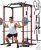 GarveeLife Power Cage, Power Racks for Home Gym with Pulley System, 1200 LBS Weight Capacity Multi-Functional Squat Rack for Strength Workout with More Training Attachment (Red D1002)