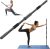 Yoga Stick 58 Inch Sturdy Alloy Steel – Adjustable Stick for Exercise, Stretching, Balance – Versatile Exercise Stick with Non-Slip Ends, Neck Cushion and Adjustable Grip Cushions