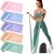 Stretch Bands for Exercise, 5 Levels Resistance Bands for Working Out, Exercise Bands for Physical Therapy, Pilates, Rehab, Stretch, Strength Training and Yoga Starter Set