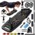 MQRW Push Up Board,Home Gym,Portable Exercise Equipment,Pilates Bar and 20 Fitness Accessories with Resistance Bands and Ab Roller Wheel,Full Body Workout at Home