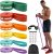Zacro Resistance Bands, 6 Resistance Levels Pull Up Assistance Bands, Exercise Bands for Men&Women, Heavy Duty Resistance Band Set with Door Anchor, for Working Out, Muscle Training, Physical Therapy