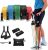 Dr. Aid Resistance Bands Set – 5 Stackable Workout Bands with Handles, Pure Latex, High Elasticity & Tear Resistant – Smell-Free Full-Body Exercise Bands for Rehab, Basic Training & Strength Workouts