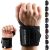 Fitgriff® Wrist Wraps for Weightlifting (18″) Heavy-Duty Support for Gym, Bench Press, and Pushups (1 Pair) – for Men and Women (Black)